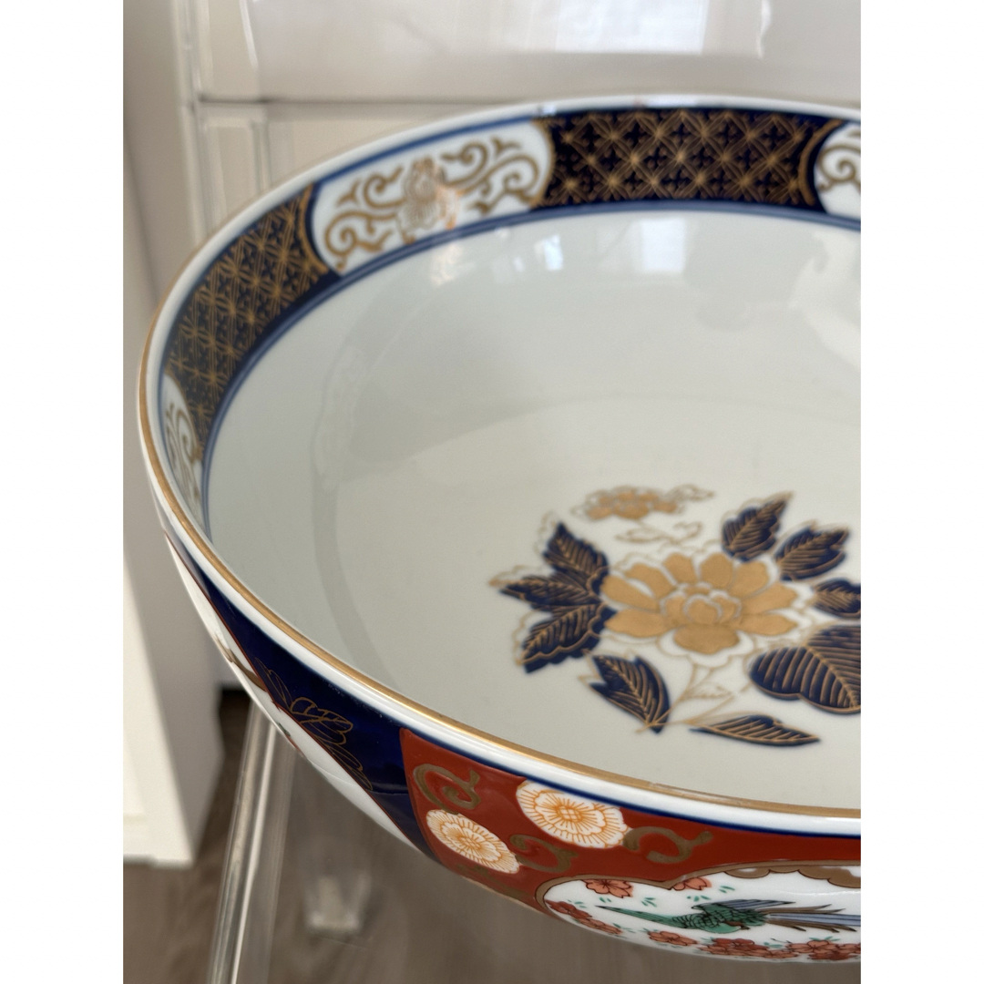 骨董品　GOLD IMARI 伊万里焼 色絵染付  茶道具　茶器　水指　菓子入 エンタメ/ホビーの美術品/アンティーク(陶芸)の商品写真