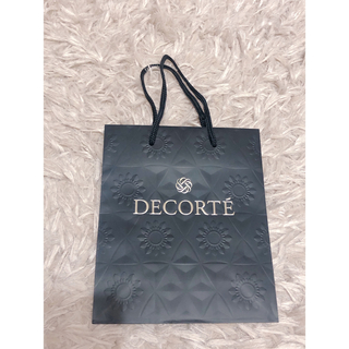 COSME DECORTE - コスメデコルテ　ショップ袋　ギフト袋　ショッパー　ネイビー　紺色