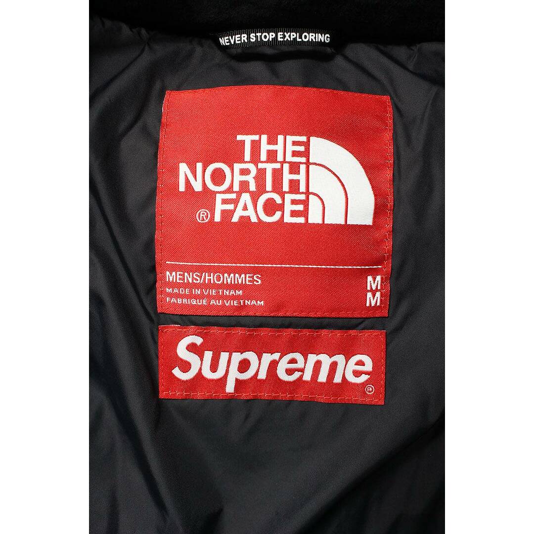 Supreme(シュプリーム)のシュプリーム ×ノースフェイス THE NORTH FACE  23AW  Suede Nuptse Jacket スウェードヌプシダウンジャケット メンズ M メンズのジャケット/アウター(ダウンジャケット)の商品写真