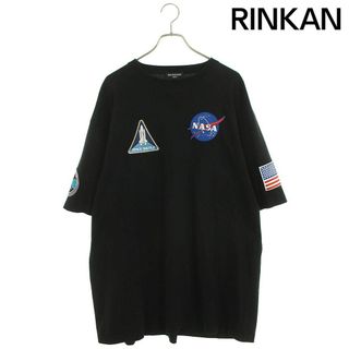 バレンシアガ(Balenciaga)のバレンシアガ  651795 TKVD7 NASAワッペンバックロゴTシャツ メンズ M(Tシャツ/カットソー(半袖/袖なし))