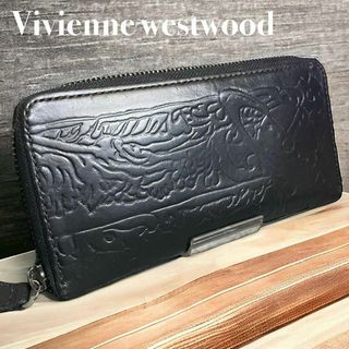 ヴィヴィアンウエストウッド(Vivienne Westwood)の希少★ヴィヴィアンウエストウッド ラウンドファスナーウォレット 長財布 オーブ(長財布)