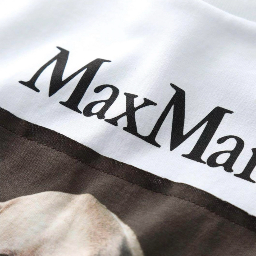 Max Mara(マックスマーラ)の【新品未使用】MaxMara ロゴTクルーネック レディースのトップス(Tシャツ(半袖/袖なし))の商品写真