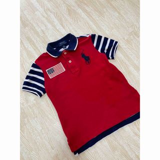 POLO RALPH LAUREN - ラルフローレン　ポロラルフローレン　キッズ　ポロシャツ　ビックロゴ　4T 110