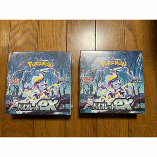 ポケモン(ポケモン)のポケモンカード バイオレットex 2BOX シュリンク付き　新品未開封(Box/デッキ/パック)