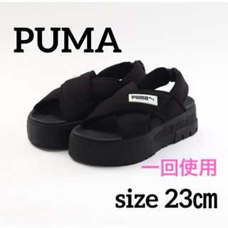 PUMA - プーマPUMA レディース サンダル　23 メイズ　厚底　ブラック　黒　スポーツ