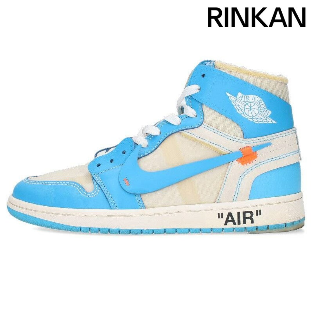 NIKE(ナイキ)のナイキ オフホワイト  AIR JORDAN 1 POWDER BLUE UNC AQ0818-148 エアジョーダン1スニーカー メンズ 27cm メンズの靴/シューズ(スニーカー)の商品写真