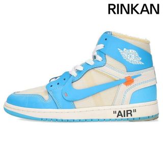 ナイキ(NIKE)のナイキ オフホワイト  AIR JORDAN 1 POWDER BLUE UNC AQ0818-148 エアジョーダン1スニーカー メンズ 27cm(スニーカー)