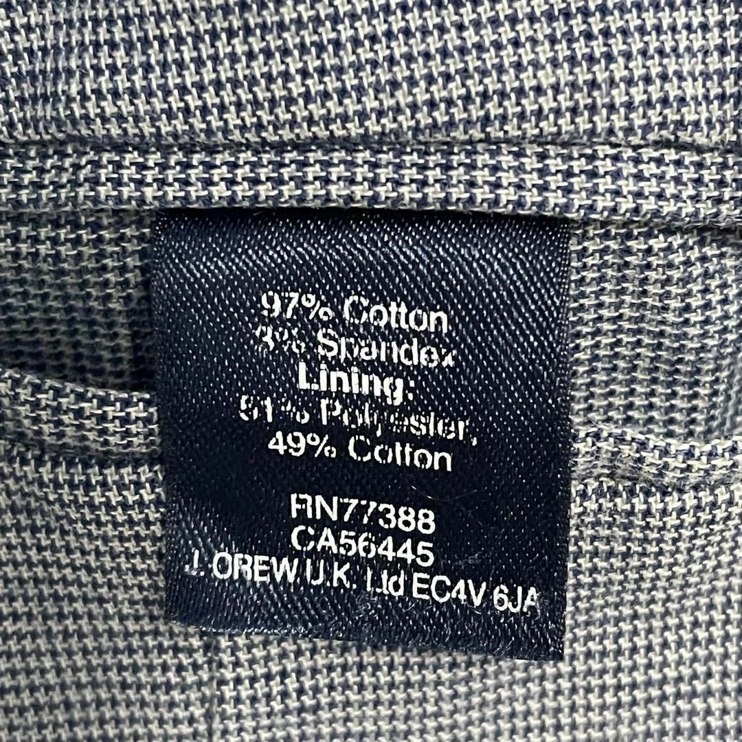 J.Crew(ジェイクルー)のJ.CREW アメリカ古着 テーラードジャケット グレー シングル メンズ メンズのジャケット/アウター(テーラードジャケット)の商品写真