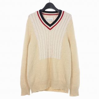 Maison Martin Margiela - MAISON MARGIELA デニム ブークレ ニット Maison Martin Margiela - MAISON MARGIELA デニム ブークレ ニット