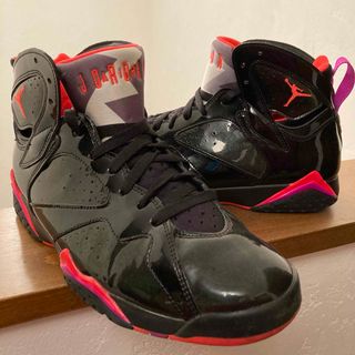 ジョーダン(Jordan Brand（NIKE）)の【美品】NIKE WMNS AIR JORDAN 7 BLACK 29㎝(スニーカー)