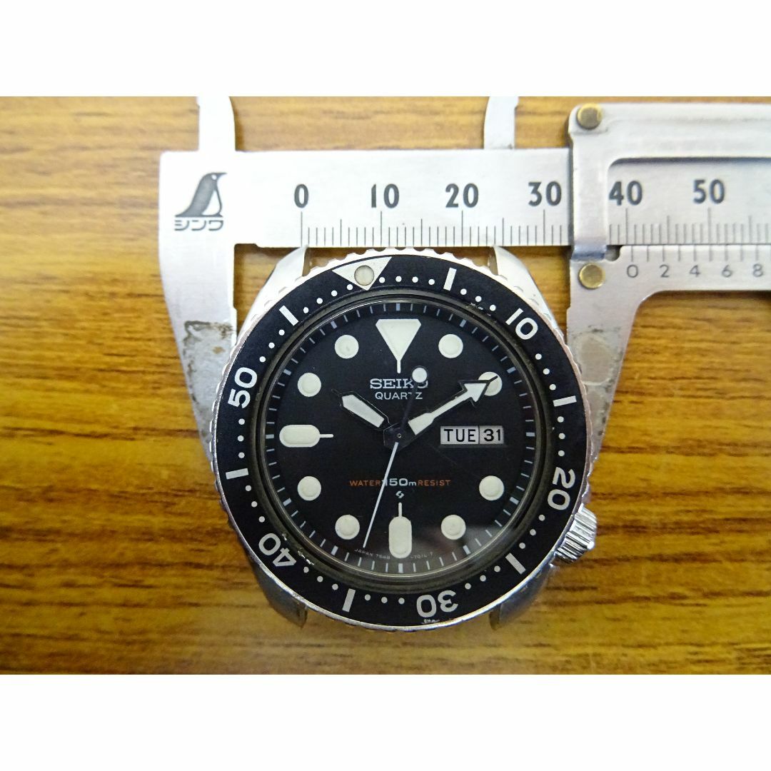SEIKO(セイコー)のK三127/ SEIKO ダイバー 腕時計 メンズ クオーツ デイデイト メンズの時計(腕時計(アナログ))の商品写真
