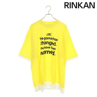 ヴェトモン(VETEMENTS)のヴェトモン  23AW  GAMECHANGING T-SHIRT / YEL UE54TR500Y ゲームチェンジTシャツ メンズ S(Tシャツ/カットソー(半袖/袖なし))