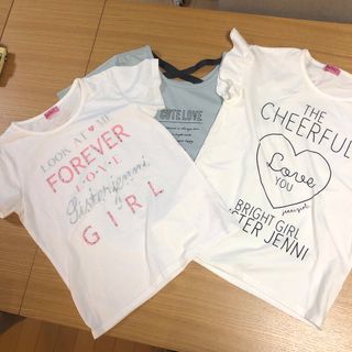 カットソー3枚　JENNIほか数回着用と新品(Tシャツ/カットソー)