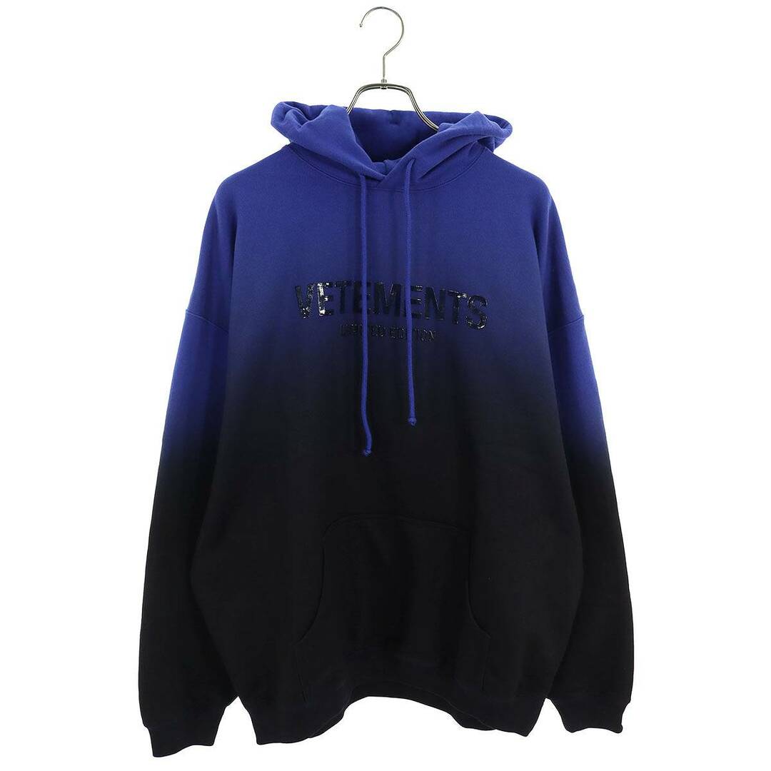 VETEMENTS(ヴェトモン)のヴェトモン  23AW  GRADIENT LOGO LIMITED EDITION HOODIE UE54HD200N グラディエントロゴリミテッドエディションパーカー メンズ M メンズのトップス(パーカー)の商品写真