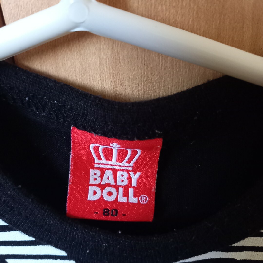 BABYDOLL(ベビードール)のBABYDOLL　半袖Tシャツ　80cm　2枚セット キッズ/ベビー/マタニティのベビー服(~85cm)(Ｔシャツ)の商品写真