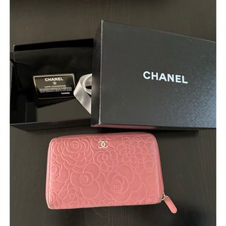 シャネル(CHANEL)のCHANEL 財布　カメリア　ピンク(財布)