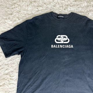 バレンシアガ(Balenciaga)の超希少 2XL 完売品 バレンシアガ BBロゴ Tシャツ オーバーサイズ 大きい(Tシャツ/カットソー(半袖/袖なし))