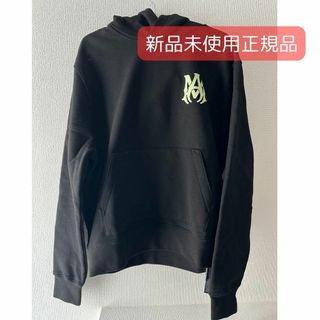 アミリ(AMIRI)の新品未使用正規品 AMIRI MAフーディー パーカー メンズ ブラック 黒(パーカー)