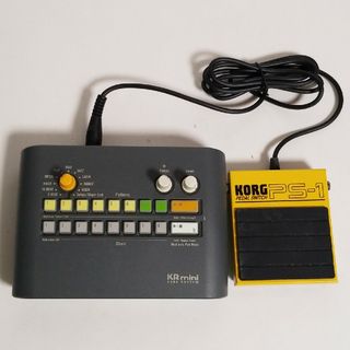 KORG - KORG KR mini PS-1 コルグ リズムマシーン フットペダル付き