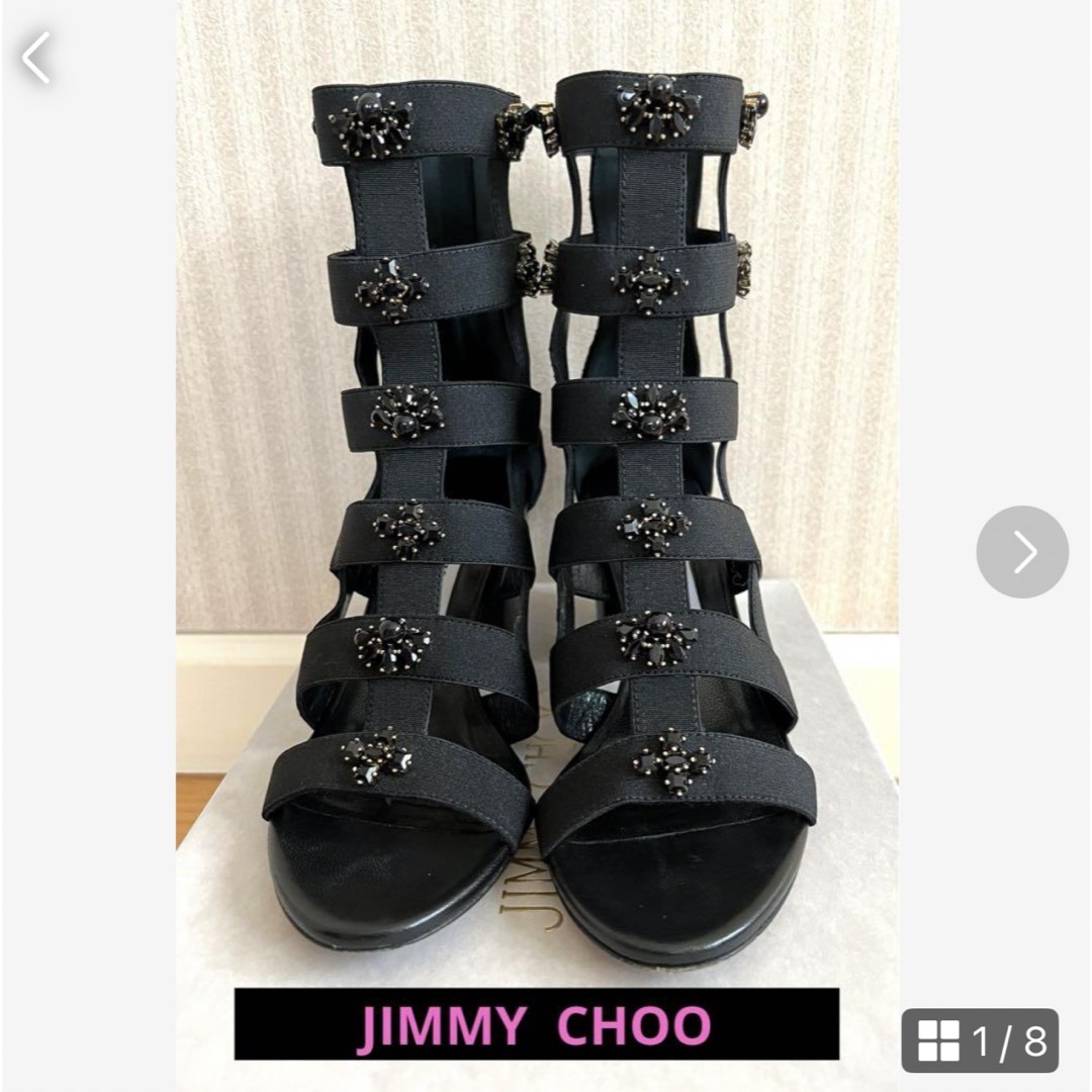 JIMMY CHOO(ジミーチュウ)の超美品♪ JIMMY CHOO  サンダルMYRIAD 65' JEWELLED レディースの靴/シューズ(サンダル)の商品写真