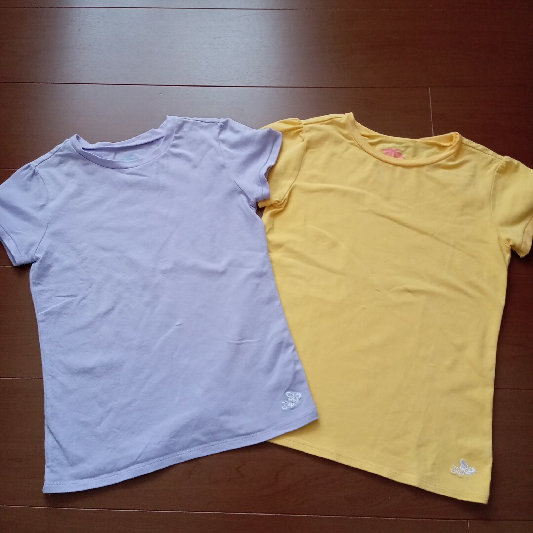 GAP Kids(ギャップキッズ)の【GAP】Tシャツ　2点セット キッズ/ベビー/マタニティのキッズ服女の子用(90cm~)(Tシャツ/カットソー)の商品写真