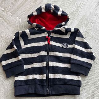 プチバトー(PETIT BATEAU)のプチバトー Petit Bateru パーカー 74cm 12m(ジャケット/コート)