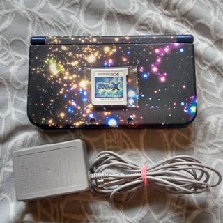 ニンテンドー3DS - 訳ありn e w 3DS L L メタリックブルーとA C アダプターのセット