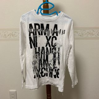 アルマーニエクスチェンジ(ARMANI EXCHANGE)のアルマーニエクスチェンジ☆カットソー☆ロンT☆ホワイト☆サイズ8A（130）(Tシャツ/カットソー)