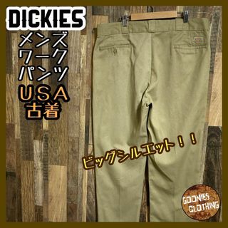 ディッキーズ(Dickies)のチノパン ディッキーズ ベージュ ワーク パンツ USA古着 90s メンズ(チノパン)