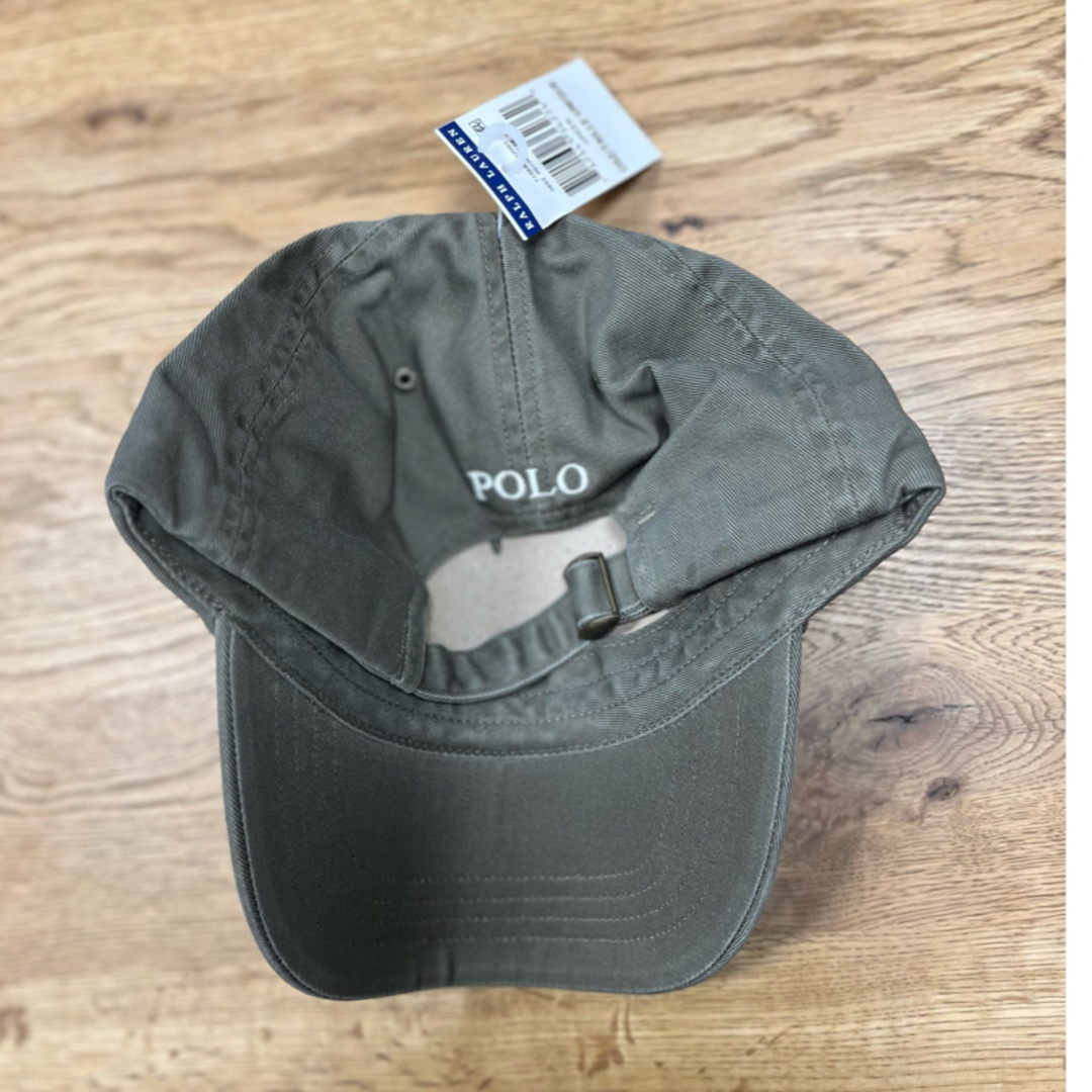 POLO RALPH LAUREN(ポロラルフローレン)のPOLO ラルフローレン　キャップ　カーキ　米国購入　新品 メンズの帽子(キャップ)の商品写真