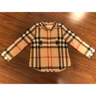 バーバリー(BURBERRY)の新品　バーバリー　シャツ　100　長袖シャツ　襟付きシャツ　羽織り　フーマル(Tシャツ/カットソー)