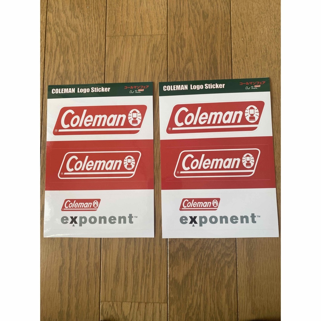 Coleman(コールマン)の新品　Coleman コールマン ステッカー ２枚 スポーツ/アウトドアのアウトドア(その他)の商品写真