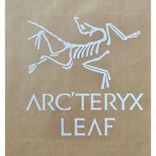 ARC'TERYX - ARC'TERYXLEAFアークテリクス ステッカー　　◆マットホワイト◆白◆