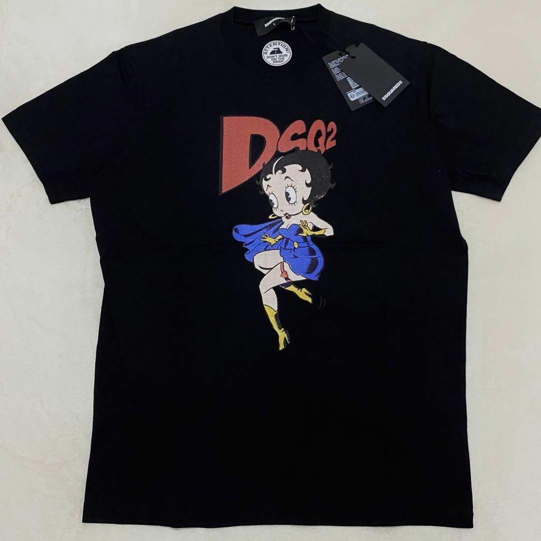 DSQUARED2(ディースクエアード)の【新品未使用】DSQUARED2 ベティブープ コットンTシャツ メンズのトップス(Tシャツ/カットソー(半袖/袖なし))の商品写真