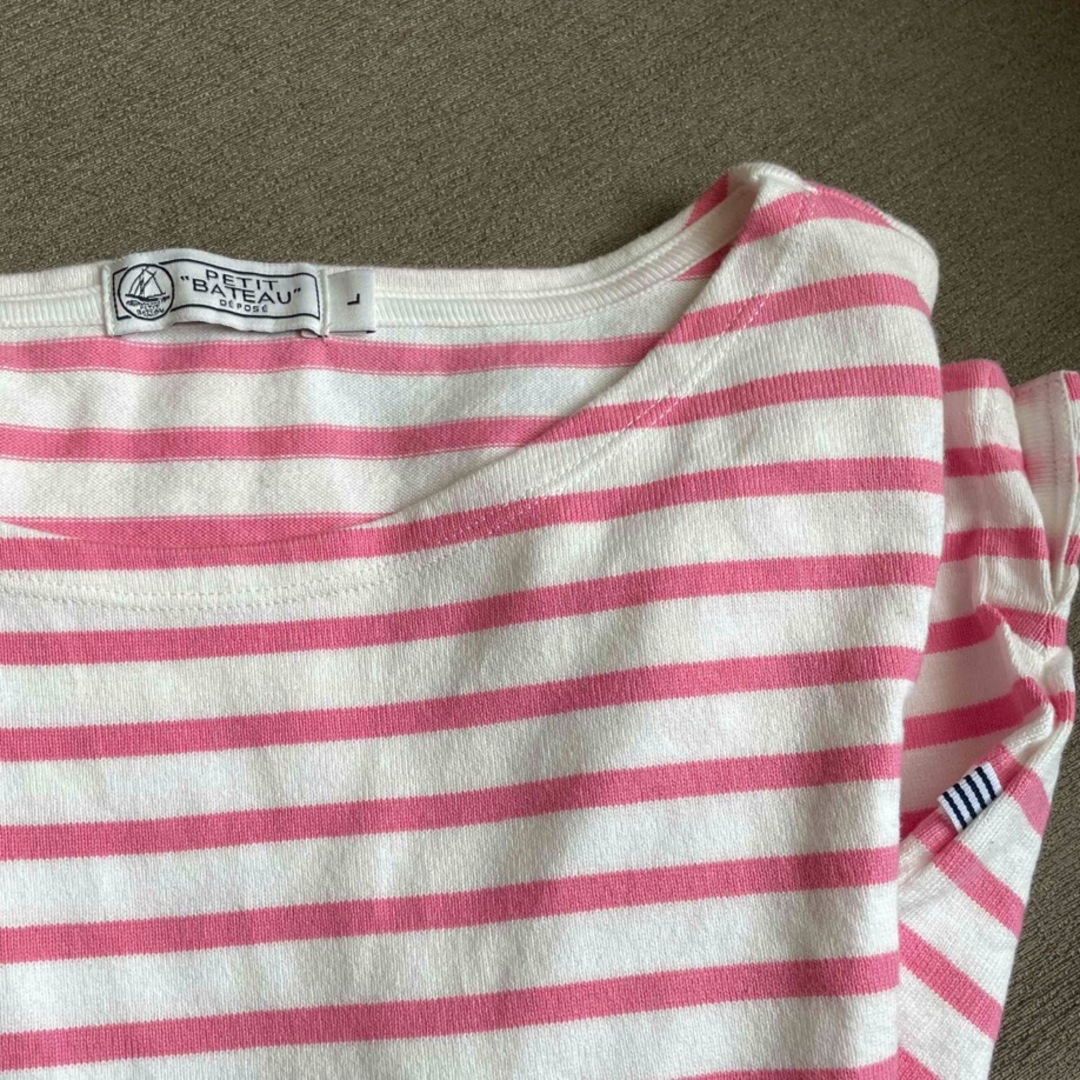 PETIT BATEAU(プチバトー)のプチバトー マリニエールL レディースのトップス(カットソー(長袖/七分))の商品写真