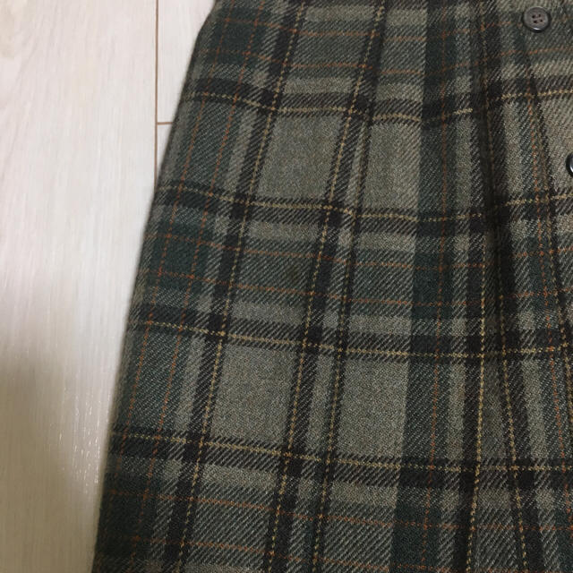 flower(フラワー)のused チェックプリーツスカート レディースのスカート(ひざ丈スカート)の商品写真
