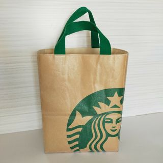 スターバックスコーヒー(Starbucks Coffee)の紙袋バッグ　ハンドメイド(バッグ)