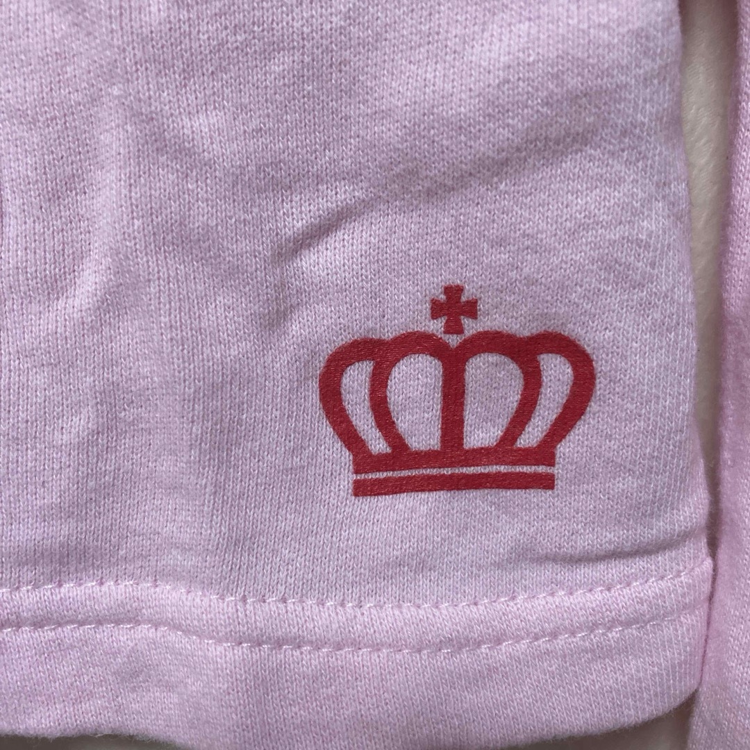 BABYDOLL(ベビードール)のベビードール　 ロンT   長袖Tシャツ　120   女の子　ピンク　ハート キッズ/ベビー/マタニティのキッズ服女の子用(90cm~)(Tシャツ/カットソー)の商品写真