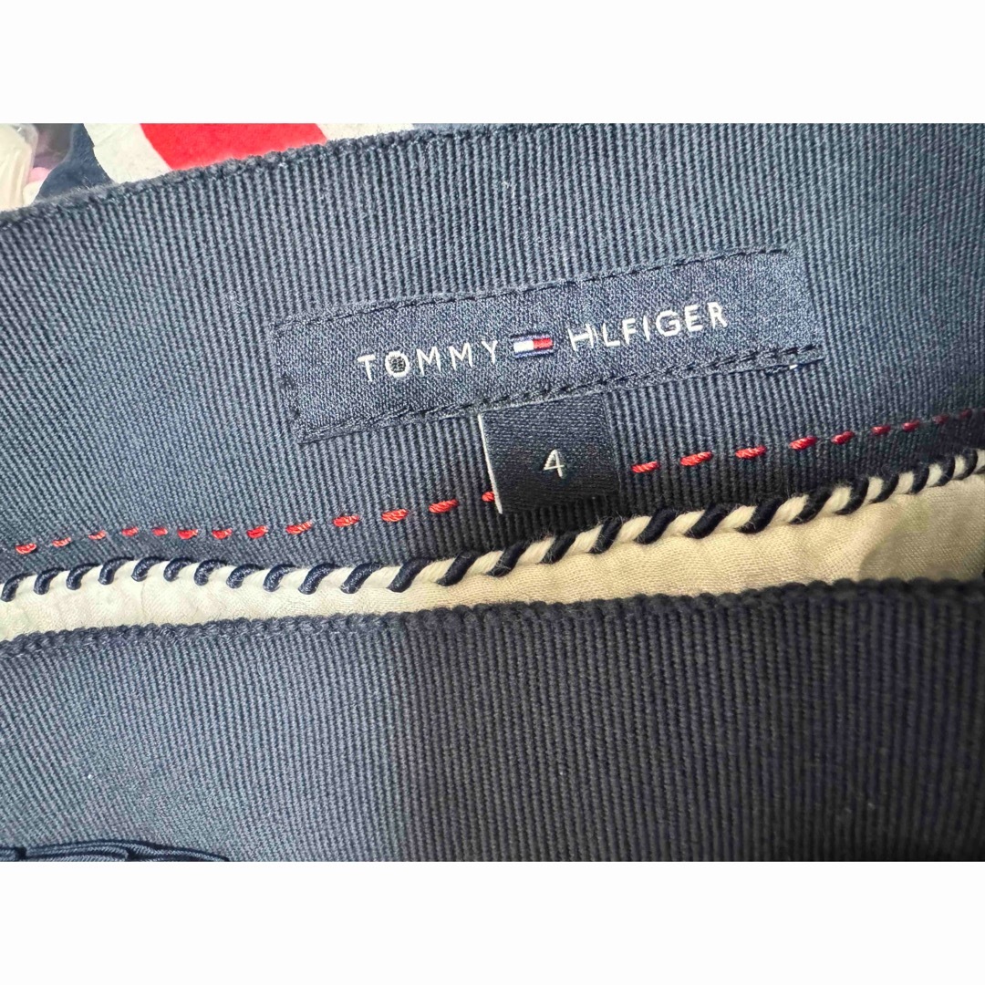 TOMMY HILFIGER(トミーヒルフィガー)のトミーヒルフィガー　スカート　ベルト　セット　サイズ4 レディースのスカート(ひざ丈スカート)の商品写真