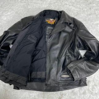 ハーレーダビッドソン(Harley Davidson)の未使用級 ハーレーダビッドソン 2way シングル ライダース レザー 希少(レザージャケット)