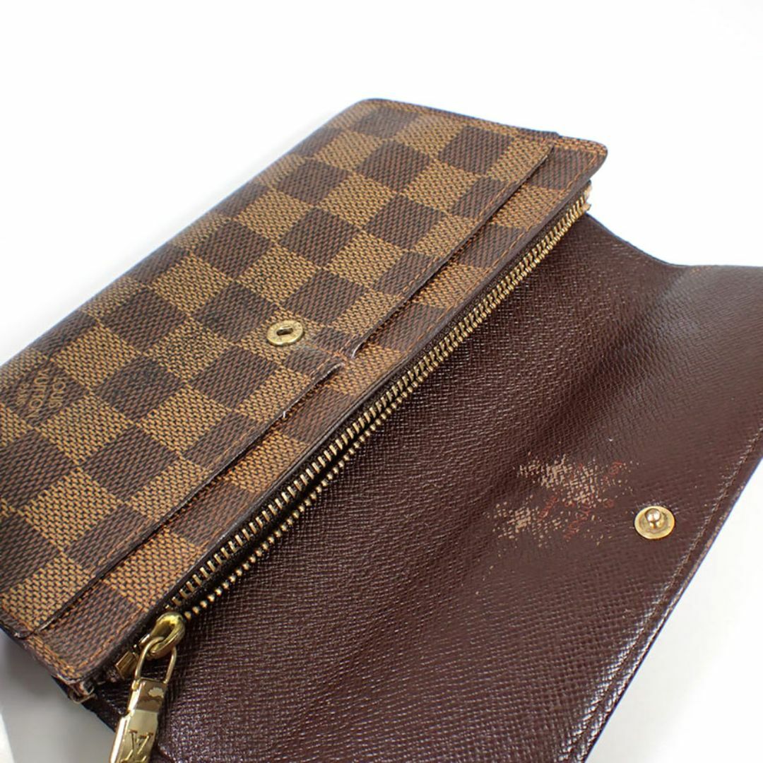 LOUIS VUITTON(ルイヴィトン)のルイヴィトン ダミエ N61725ポルトモネカルトクレディ長財布[b35-55] レディースのファッション小物(財布)の商品写真