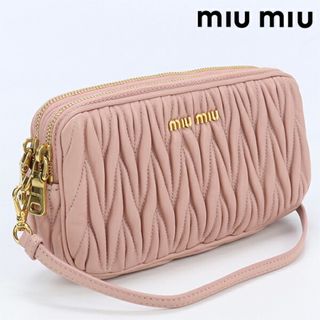 ミュウミュウ MIUMIU(OUTLET) 斜め掛け ショルダーバッグ レディース 5ZH011 マテラッセ 2WAYショルダーバッグ