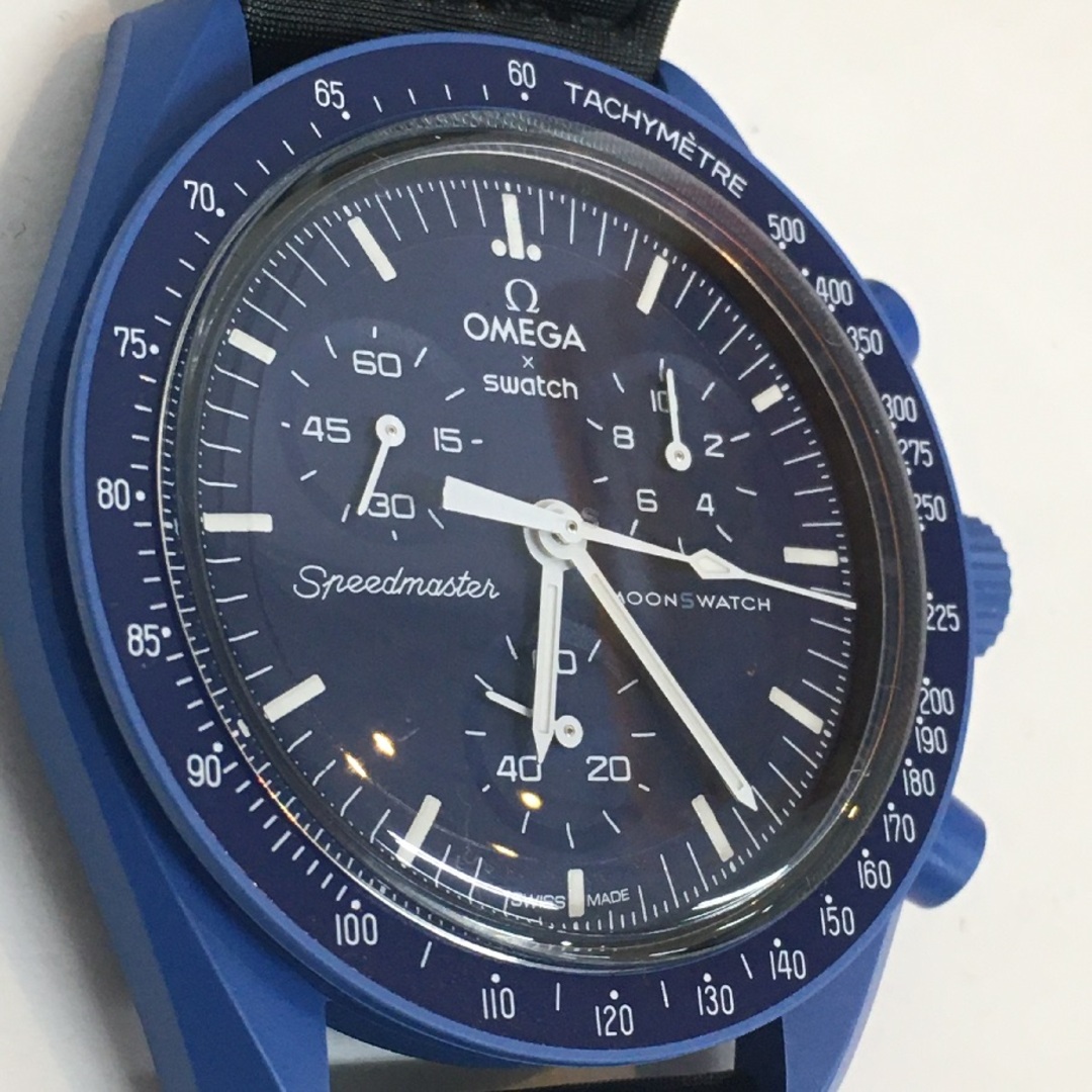 OMEGA(オメガ)のオメガ × スウォッチ OMEGA × Swatch ミッション トゥ ネプチューン MISSION TO NEPTUNE SO33N100 バイオセラミック【7376-004】 メンズの時計(腕時計(アナログ))の商品写真