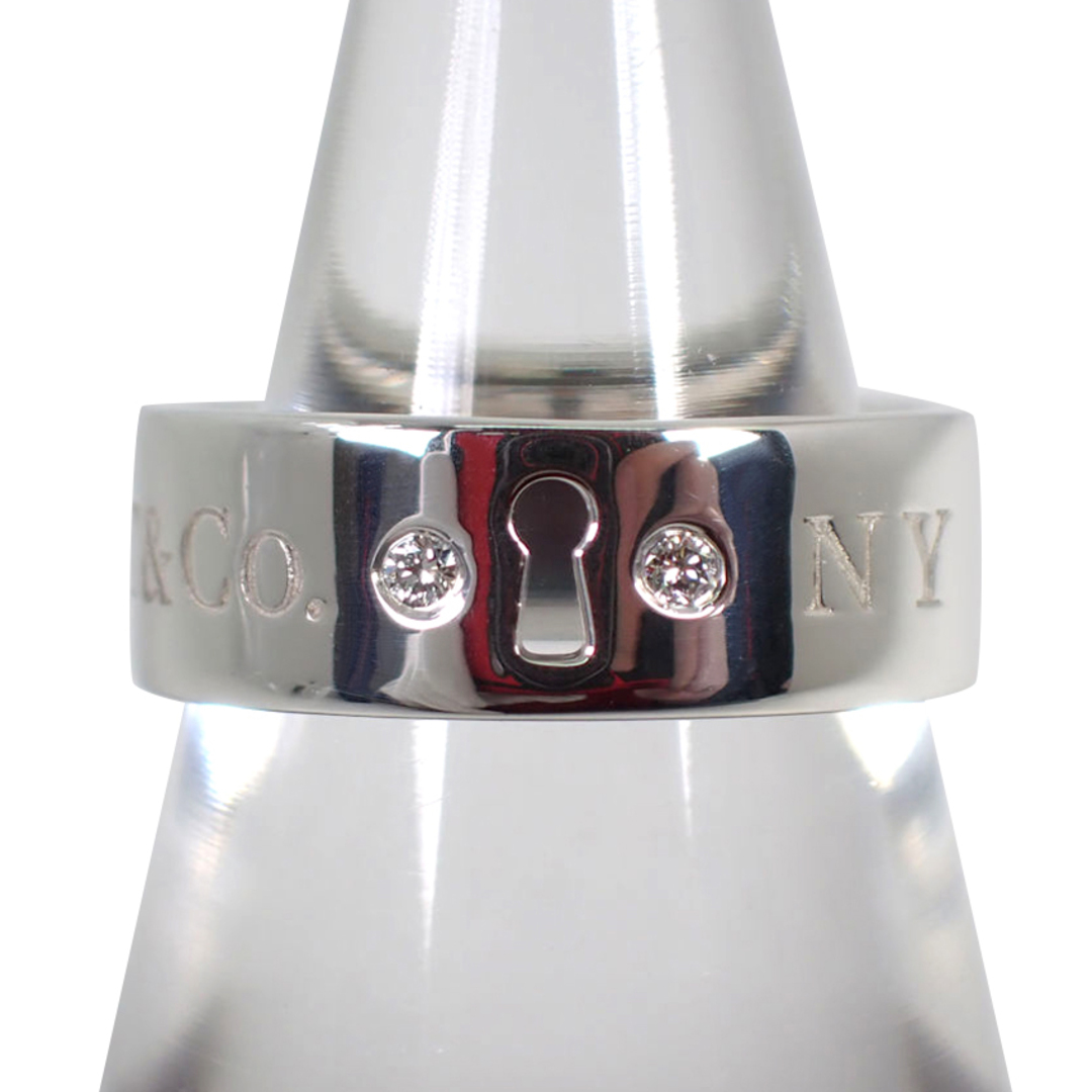 Tiffany & Co.(ティファニー)のティファニー 925 ダイヤモンド ロック リング 7.5号[g257-46］ レディースのアクセサリー(リング(指輪))の商品写真