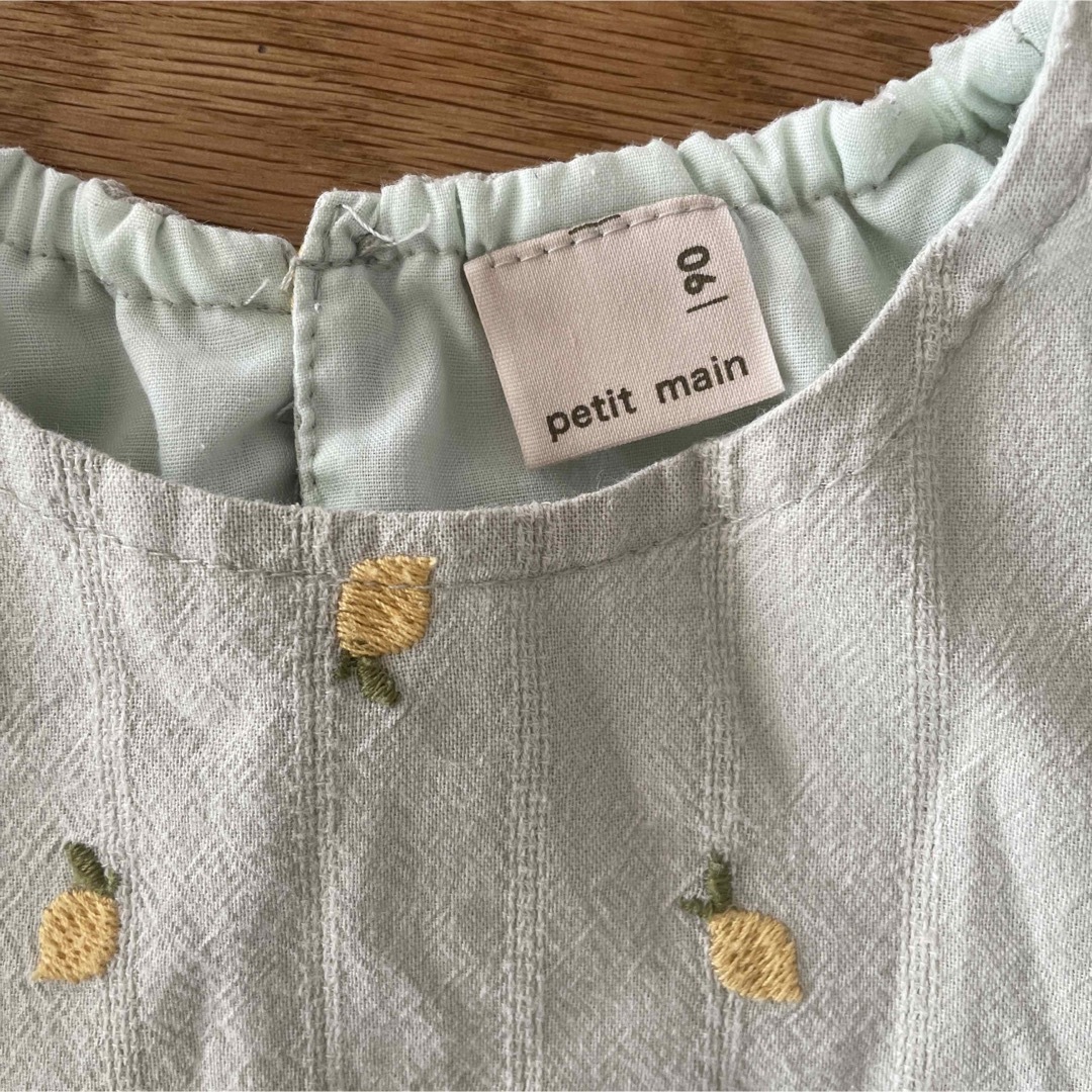 petit main(プティマイン)のプティマイン　トップス　90センチ キッズ/ベビー/マタニティのキッズ服女の子用(90cm~)(Tシャツ/カットソー)の商品写真