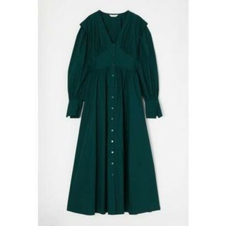 マウジー(moussy)のMOUSSY　POWER SHOULDER LONG DRESS　ワンピース(ロングワンピース/マキシワンピース)