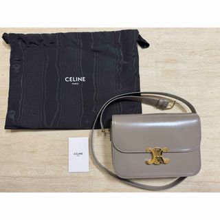 セリーヌ(celine)のセリーヌ　クラシック　トリオンフ　バッグ　シャイニーカーフスキン　ペブル(ショルダーバッグ)