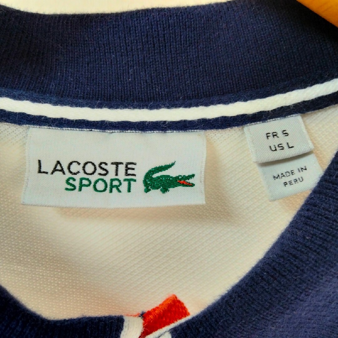 LACOSTE(ラコステ)のラコステ　ロゴ刺繍　フランス　ポロシャツ　半袖　シティーボーイ　ワンポイントロゴ メンズのトップス(ポロシャツ)の商品写真