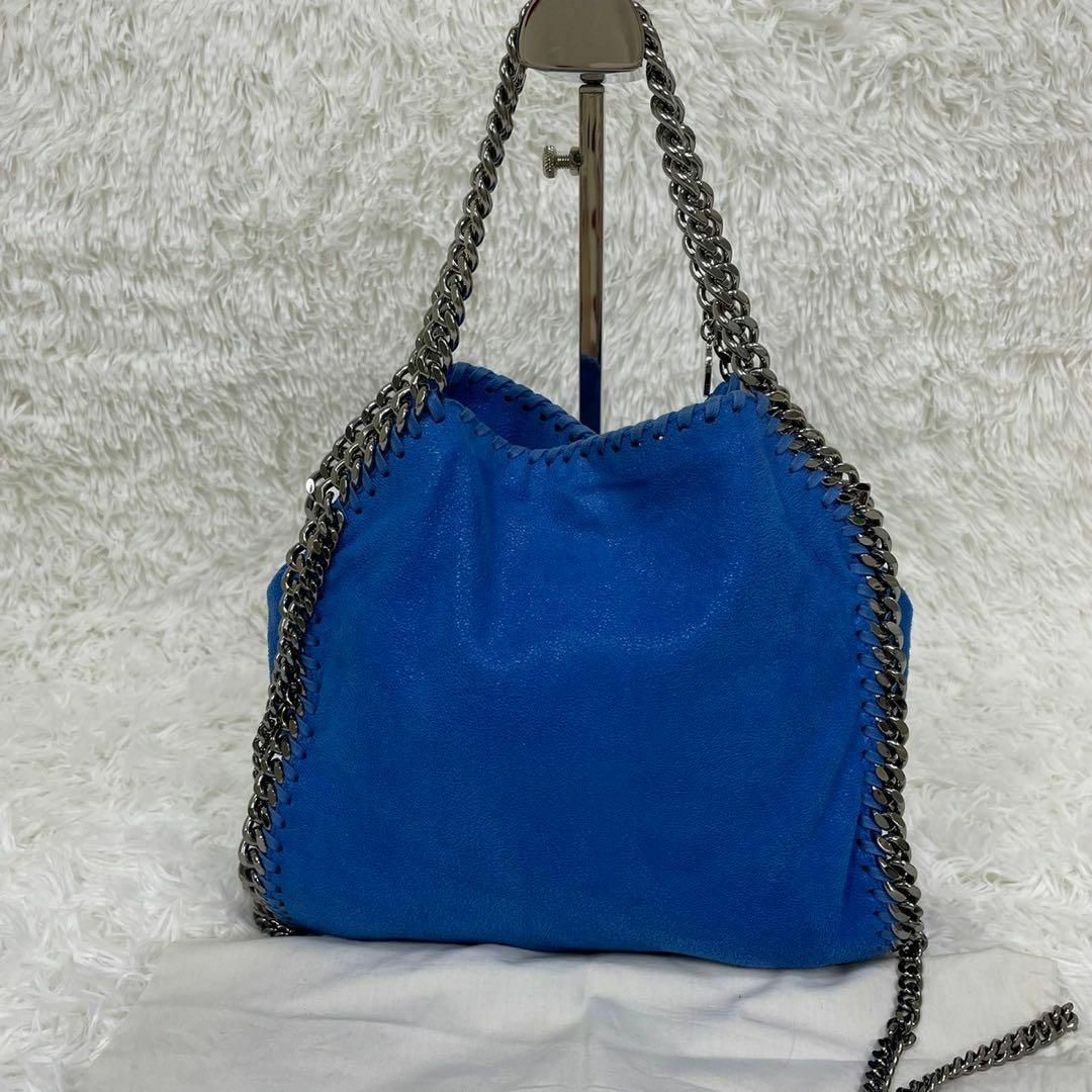 Stella McCartney(ステラマッカートニー)の未使用級 ステラマッカートニー ファラベラ ミニ 2way ブルー ショルダー レディースのバッグ(ショルダーバッグ)の商品写真