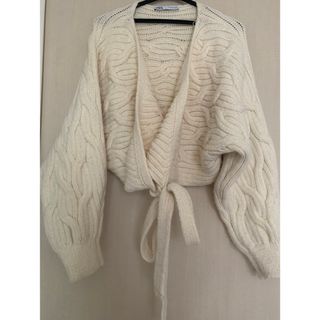 ZARA ニットカーディガン